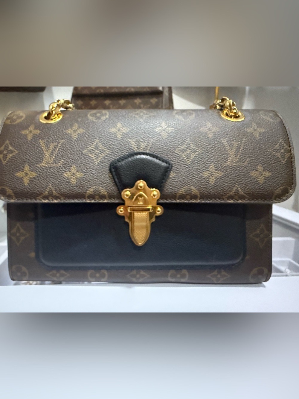Luxury Monogram Men’s Crossbody Bag in Brown and Black